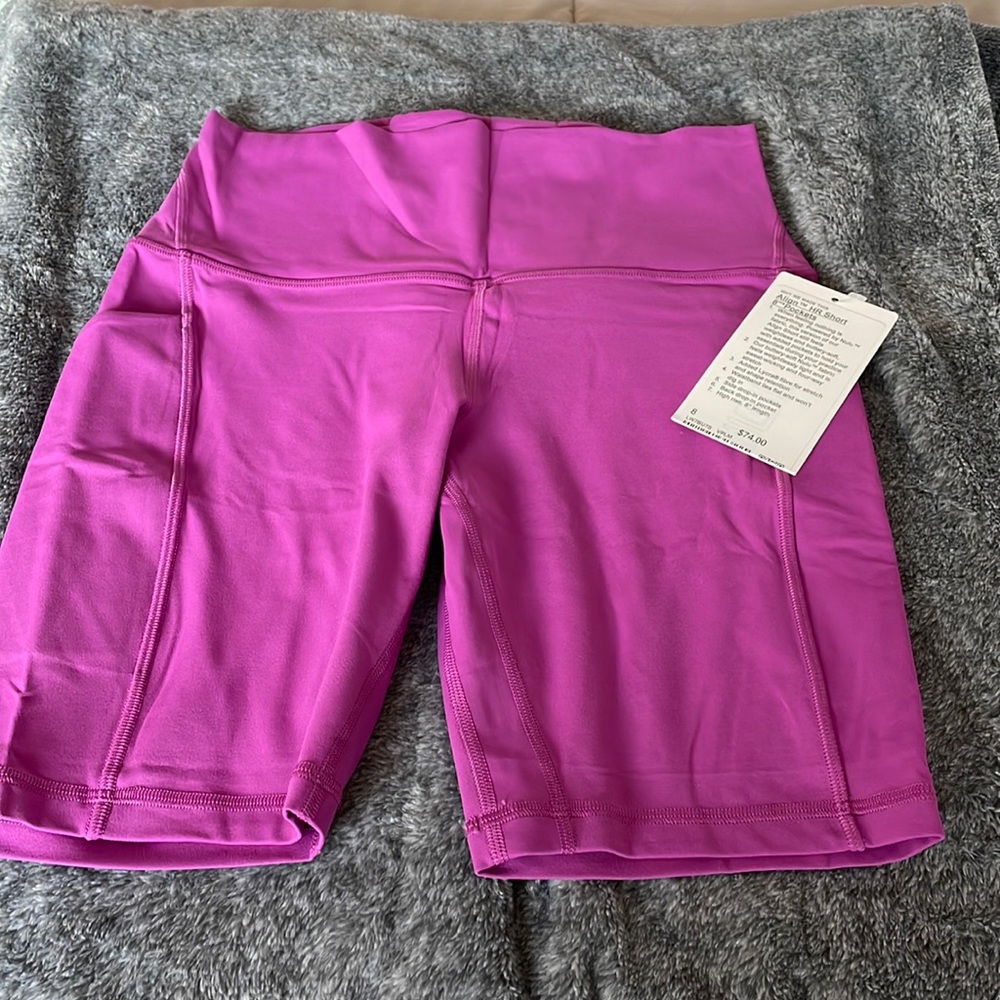 Lululemon align shorts 8” - size 8
